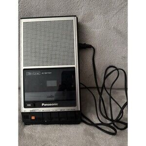 Vintage Panasonic Slimline Cassette Tape Recorder Model-RQ 2739 W/ Cord